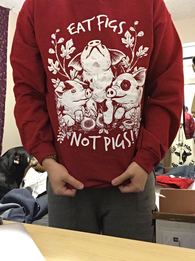 Eat Figs Not Pigs Crewneck