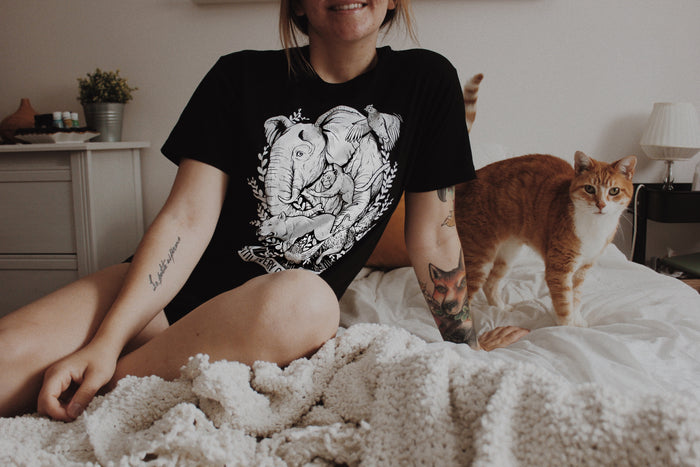 UNTIL EVERY CAGE IS EMPTY | Ethically Made + Eco-friendly T-shirt