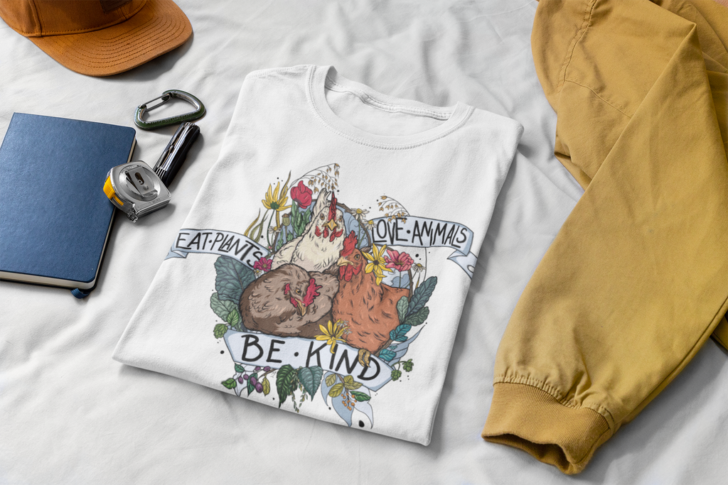 Love Animals, Eat Plants, Be Kind T-Shirt
