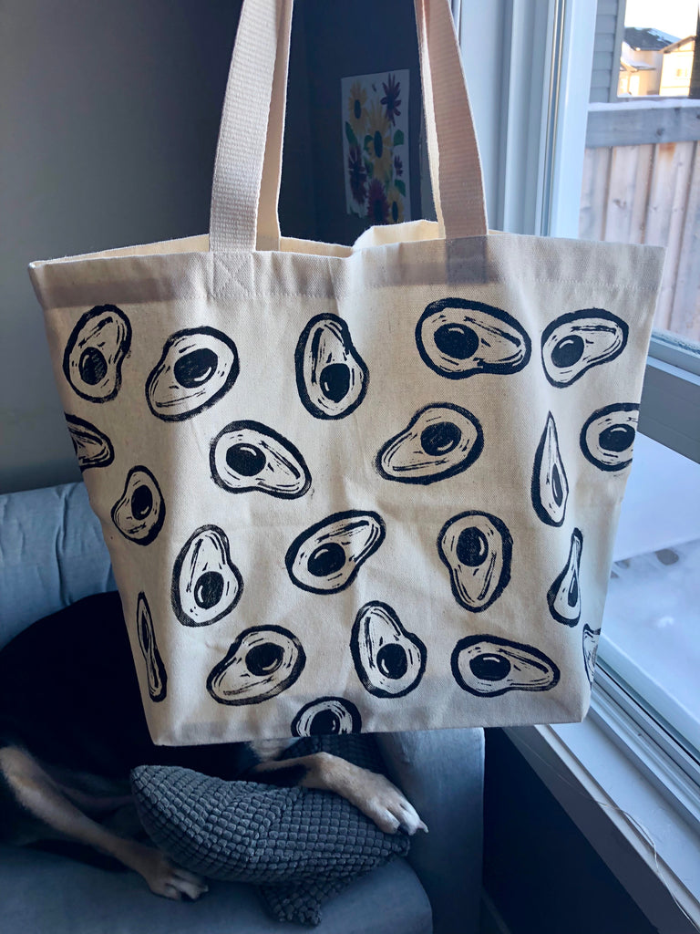 Hand-Painted Eco-Friendly Tote Bag