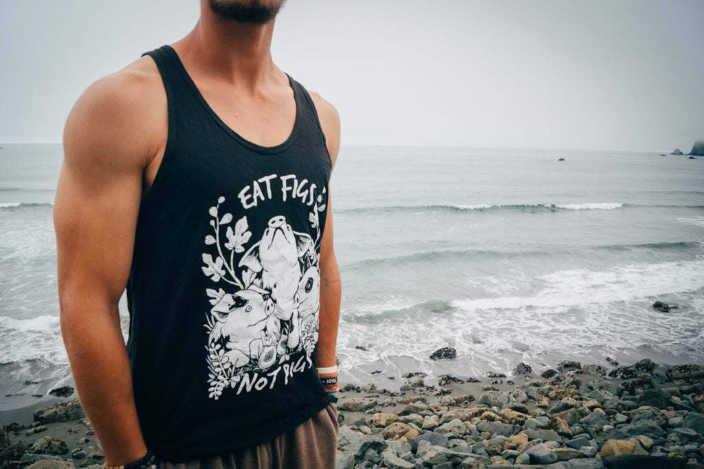 Eat Figs Not Pigs Tank Top Unisex | ECO-FRIENDLY & ETHICALLY MADE
