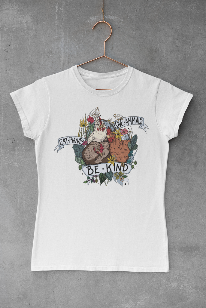 Love Animals, Eat Plants, Be Kind T-Shirt